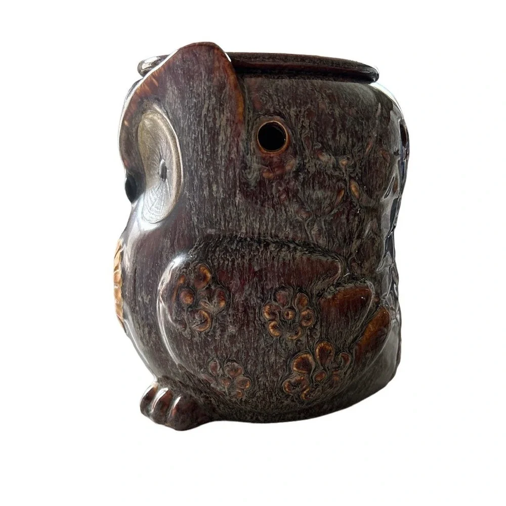 Intertek Vintage‎ Owl Sunflower Candle Or Essential Oil Wormer